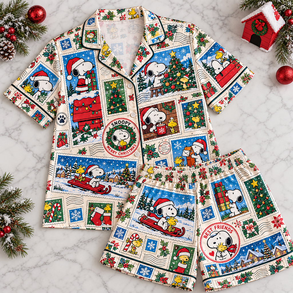 PREMIUM SPNY Christmas Stamp Pajama Set NPL