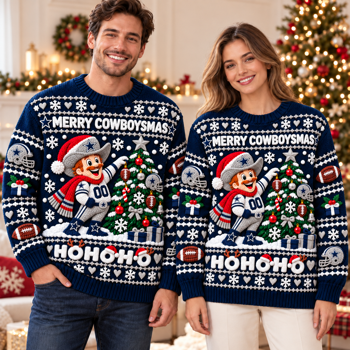 DLCB Premium 3D Christmas Sweater TMH