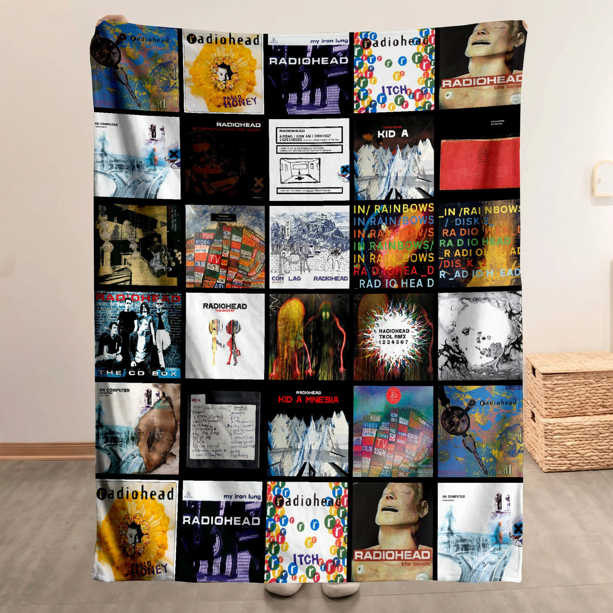ROH Albums Collage Sherpa Blanket DNBN
