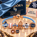 TPBR Braided Leather Charm Bracelet Set NHVH