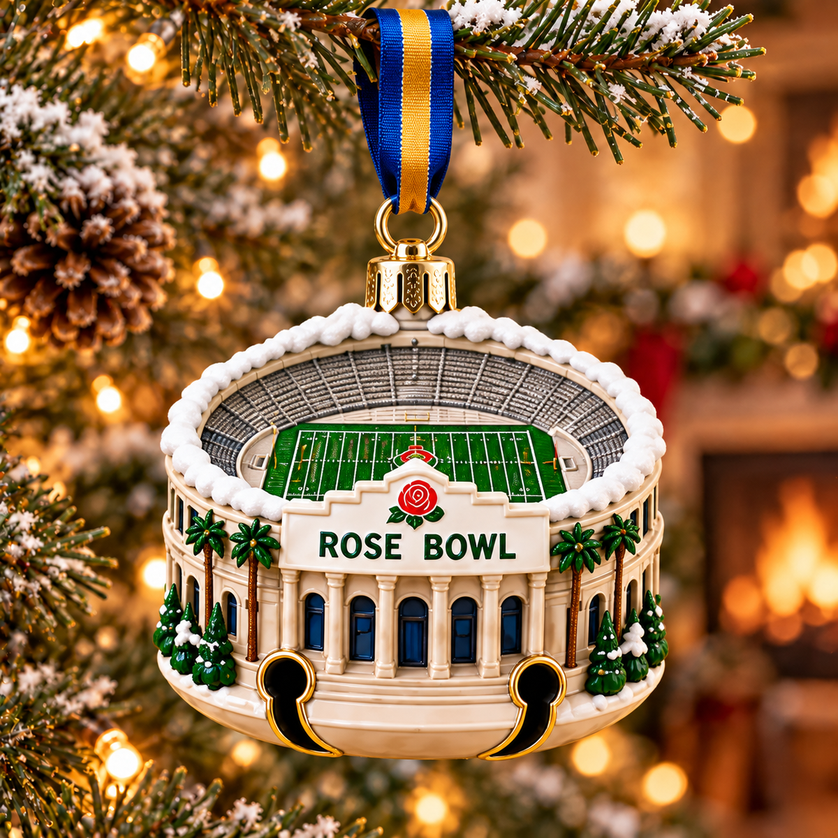 Premium UCLA Christmas Bell Ornament TTMH