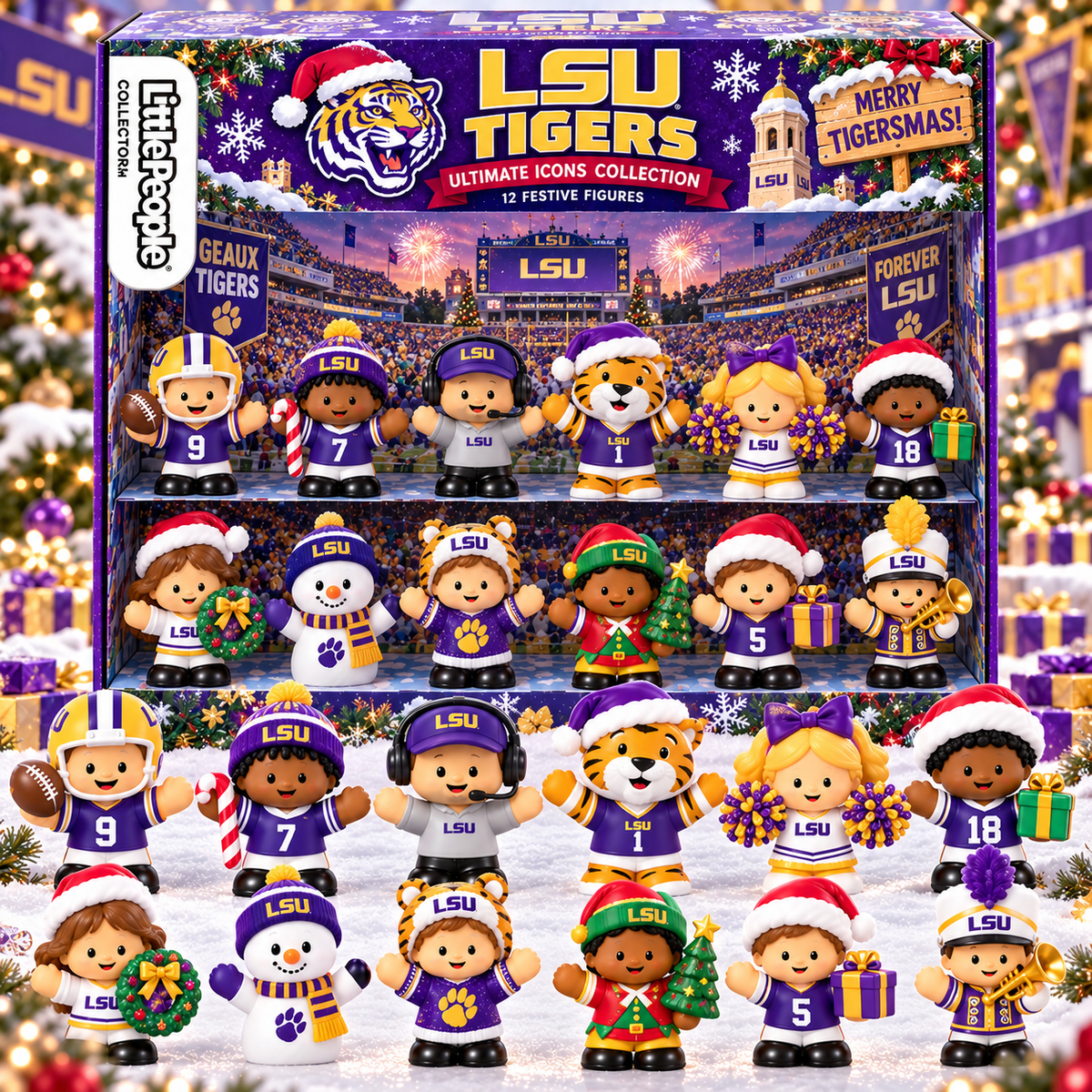 LSU Little People Collector Set TTNL