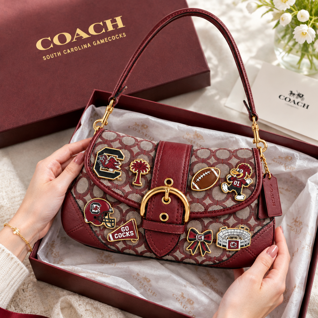 South Carolina Gamecocks Soho Bag With Charm