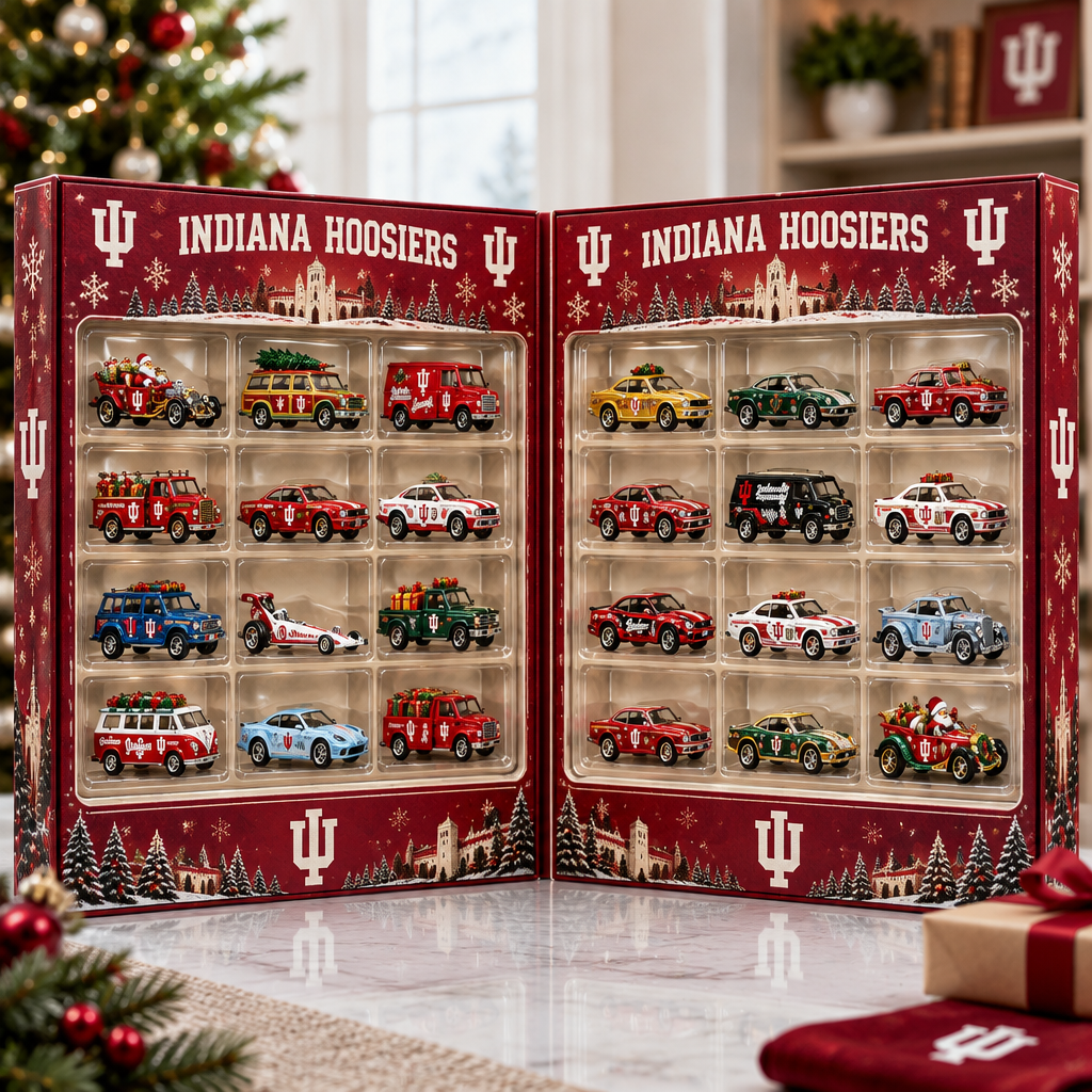 Indiana Hoosiers Premium Mini Car Advent Calendar