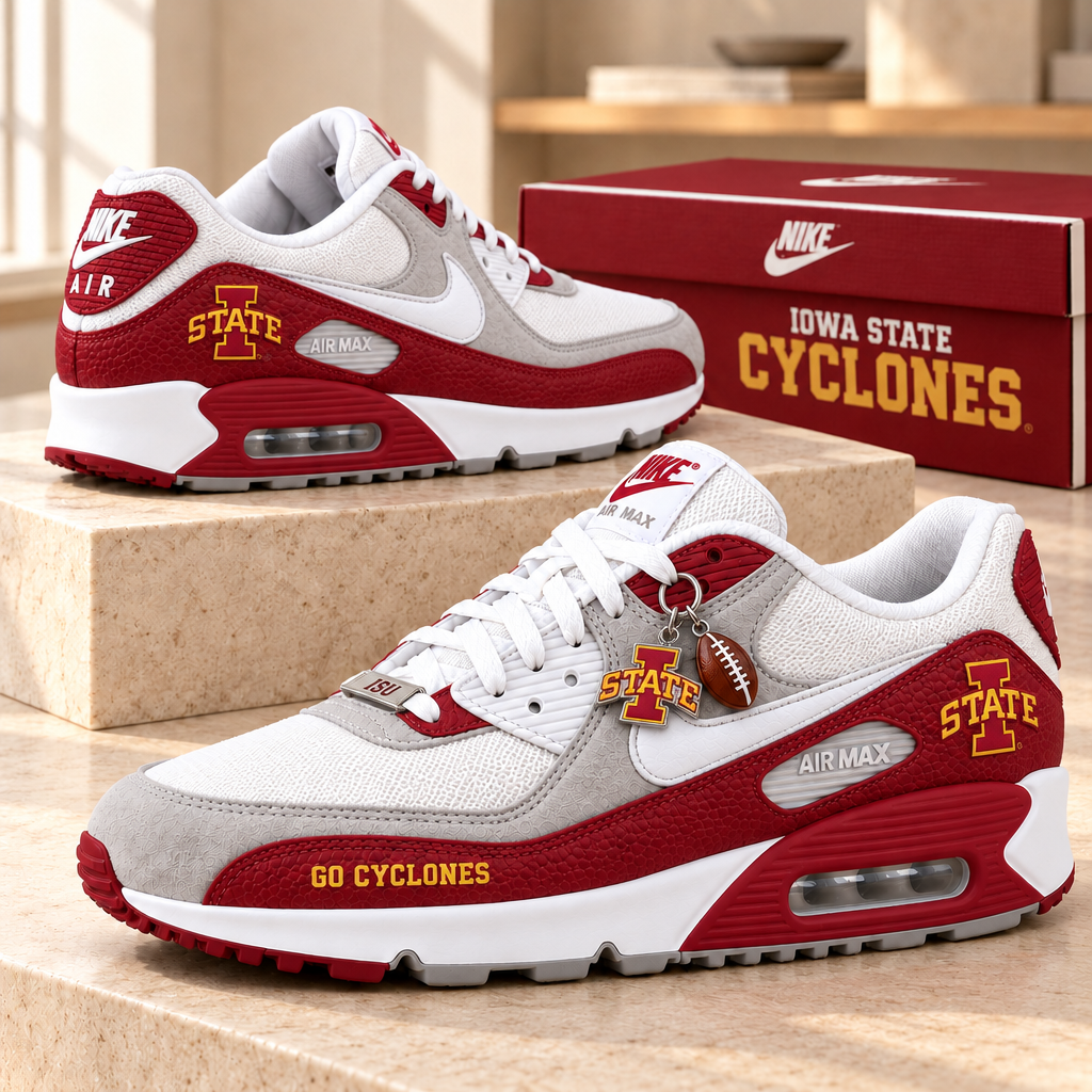 Iowa State Cyclones Premium Low-Top Sneakers