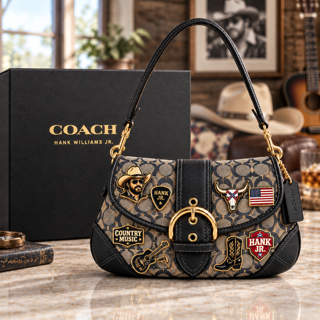 Hank Williams Jr Soho Bag With Charm